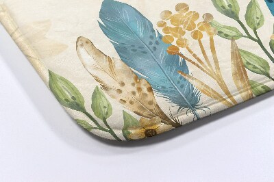 Tapis de salle de bain Plumes d'oiseaux