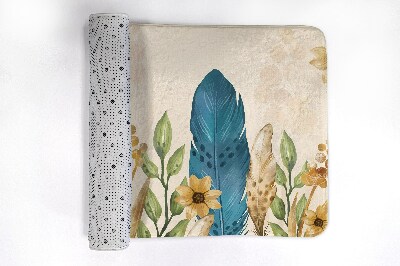 Tapis de salle de bain Plumes d'oiseaux