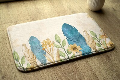 Tapis de salle de bain Plumes d'oiseaux
