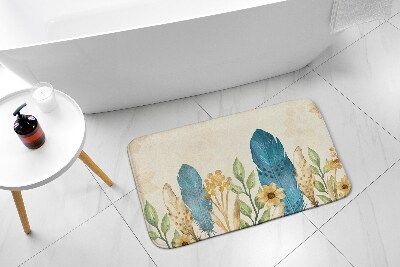 Tapis de salle de bain Plumes d'oiseaux