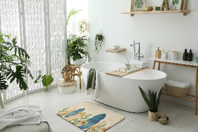 Tapis de salle de bain Plumes d'oiseaux