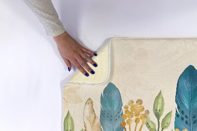 Tapis de salle de bain Plumes d'oiseaux