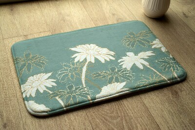 Tapis de bain Plantes fleurs