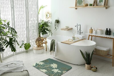 Tapis de bain Plantes fleurs