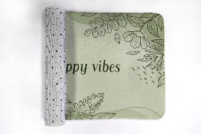 Tapis salle de bain Motif floral