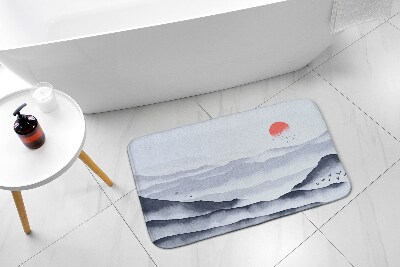 Tapis de salle de bain Lever du soleil
