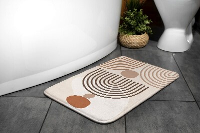 Tapis bain Motif géométrique