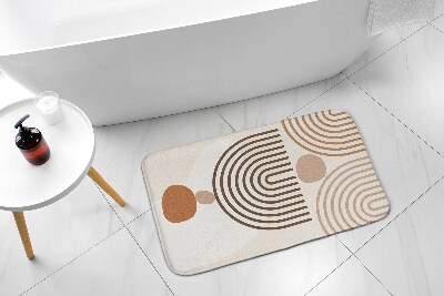 Tapis bain Motif géométrique