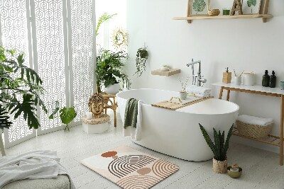 Tapis bain Motif géométrique