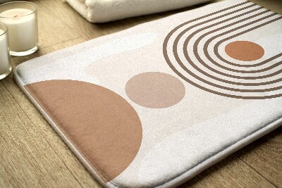 Tapis de bain Abstraction géométrique