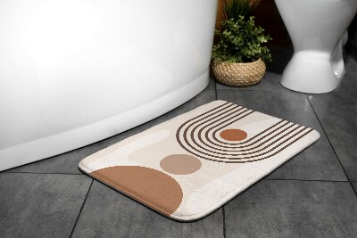 Tapis de bain Abstraction géométrique