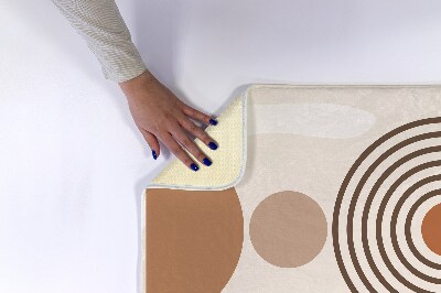 Tapis de bain Abstraction géométrique