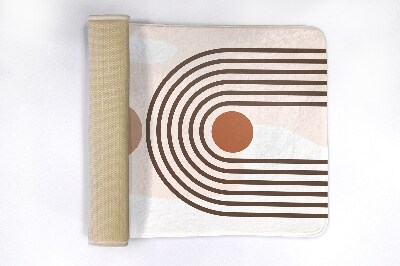 Tapis de bain Abstraction géométrique