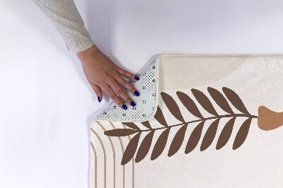 Tapis salle de bain Abstraction géométrique