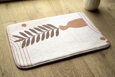 Tapis salle de bain Abstraction géométrique