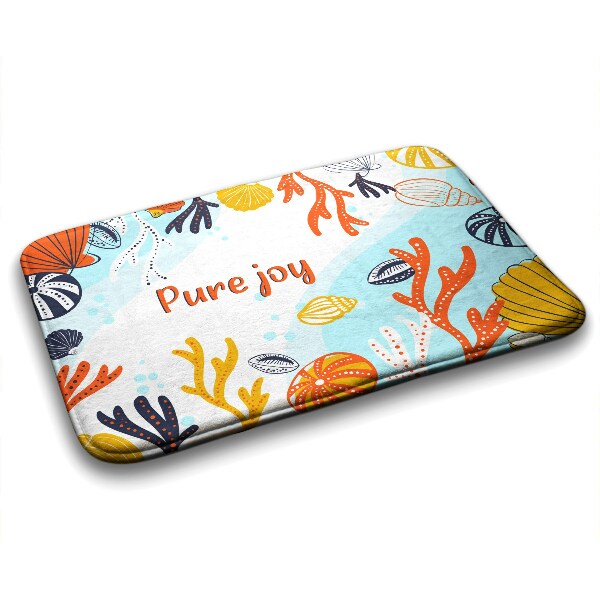 Tapis bain Coquillages