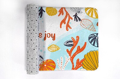 Tapis bain Coquillages