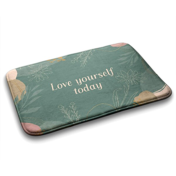 Tapis de bain Tapis de fleurs sauvages