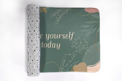Tapis de bain Tapis de fleurs sauvages