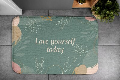 Tapis de bain Tapis de fleurs sauvages