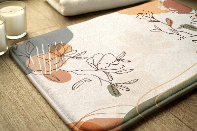 Tapis de salle de bain Abstraction géométrique