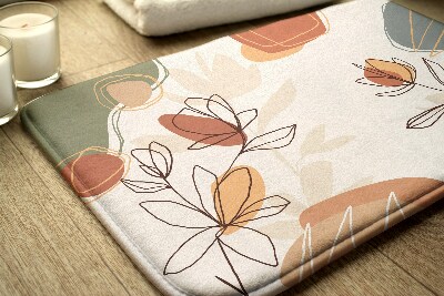 Tapis bain Abstraction géométrique