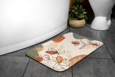 Tapis bain Abstraction géométrique