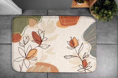 Tapis bain Abstraction géométrique