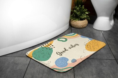 Tapis salle de bain Abstraction géométrique