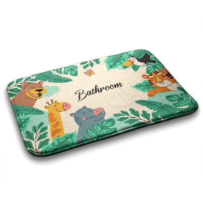 Tapis bain Animaux de safari