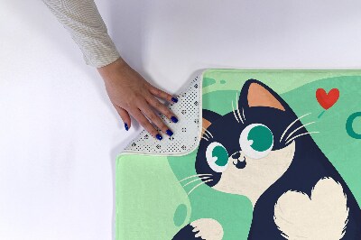 Tapis salle de bain Animaux chatons