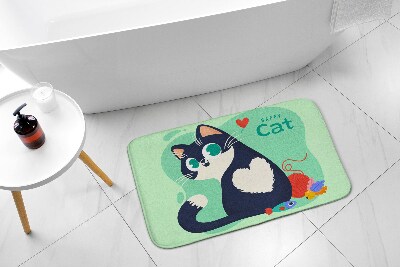 Tapis salle de bain Animaux chatons