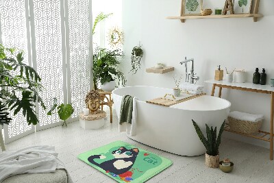 Tapis salle de bain Animaux chatons