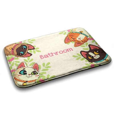 Tapis de salle de bain Chats