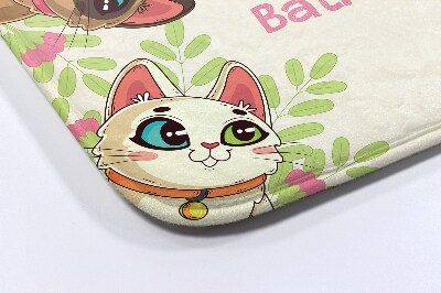 Tapis de salle de bain Chats