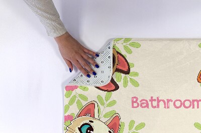 Tapis de salle de bain Chats