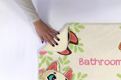 Tapis de salle de bain Chats