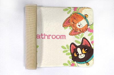 Tapis de salle de bain Chats