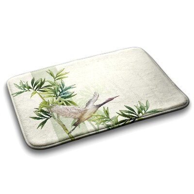 Tapis de bain Oiseau grue