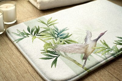 Tapis de bain Oiseau grue