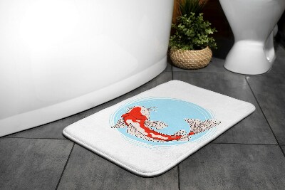 Tapis de salle de bain Carpe koï