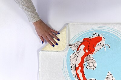 Tapis de salle de bain Carpe koï