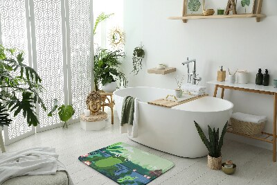 Tapis bain Grenouille