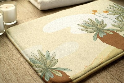 Tapis de bain Palmiers