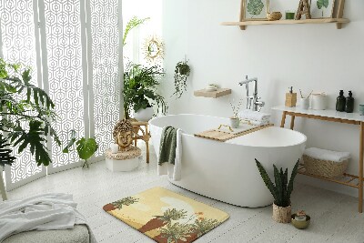 Tapis de bain Palmiers