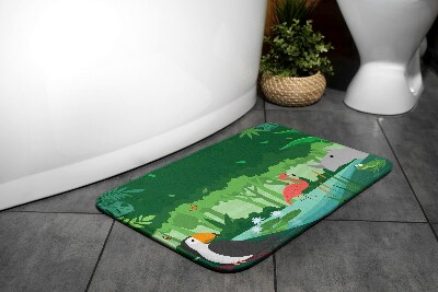 Tapis de salle de bain Animaux exotiques