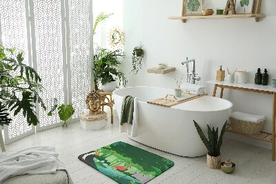 Tapis de salle de bain Animaux exotiques