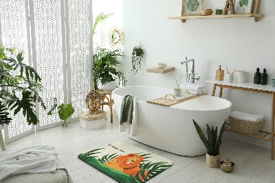 Tapis bain Lions chats