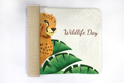 Tapis de bain Guépard d'afrique