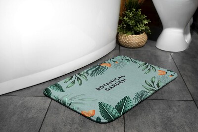 Tapis salle de bain Motif végétal